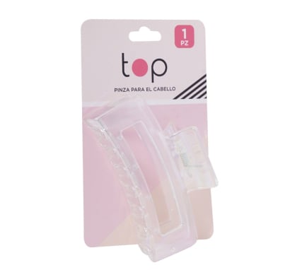 Pinza para el Pelo Top Transparente 1 Unidad