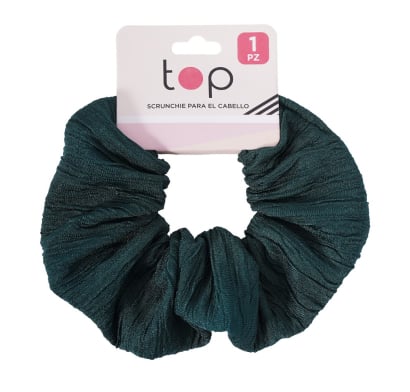 Gomita Scrunchie para el Pelo Top Verde 1 Unidad