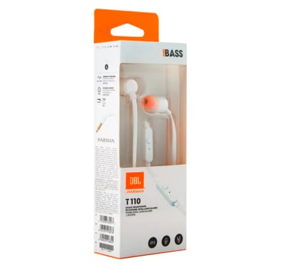 Auricular JBL T110 Blanco