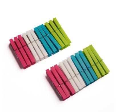 Palillos Hogui para Ropa 24 unidades