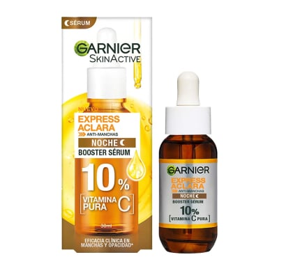 Sérum Booster Garnier Express Aclara Noche Vitamina C 10% 30 ml