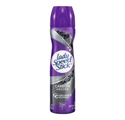 Antitranspirante en Aerosol Lady Speed Stick Carbón Absorb 150 ml