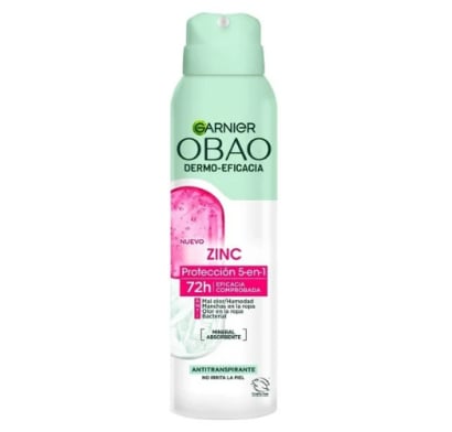 Antitranspirante en Aerosol Obao Woman Dermo Zinc 150 ml