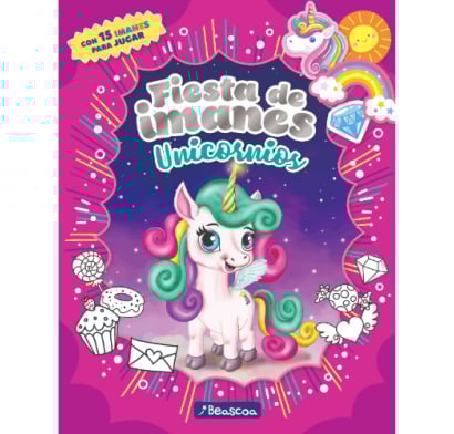 Libro Fiesta de imanes - unicornios