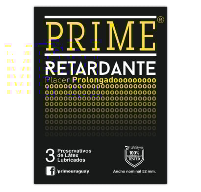 Prime Preservativo Retardante 3 Unidades