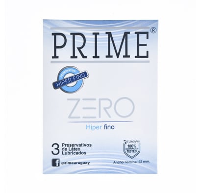 Preservativo Prime Zero 3 Unidades