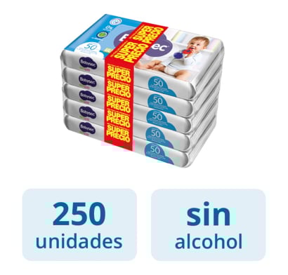 Toallitas Húmedas Babysec Ultra 250 Unidades