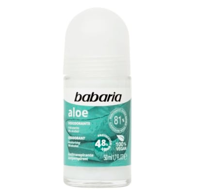Desodorante y Antitranspirante en Roll On Babaria Aloe 50 ml