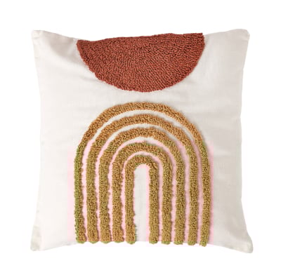 Almohadón Farma Hogar Arcoíris Amarillo
