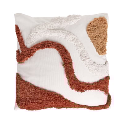 Almohadón Farma Hogar Diseño de Montañas Marrón