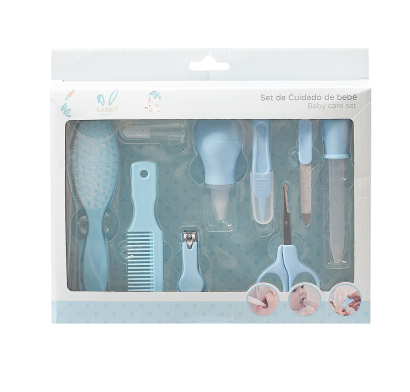 Set de Cuidado para Bebé Rabbit Azul