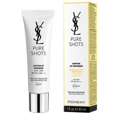 Crema Yves Saint Laurent Pure Shots Airthin UV Defender FPS50+ 30 ml