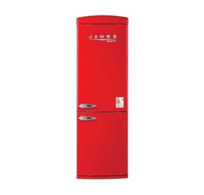 Heladera James J 373 RR No Frost Multi Cooling Rojo 372 L