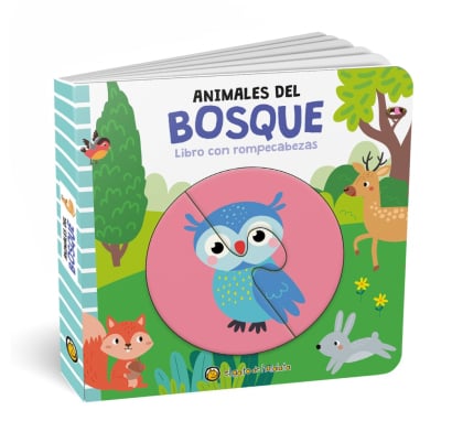 Libro Animales del Bosque con Rompecabezas