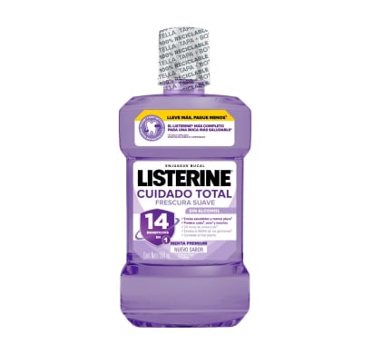 Enjuague Bucal Listerine Cuidado Total Zero Alcohol 500 ml
