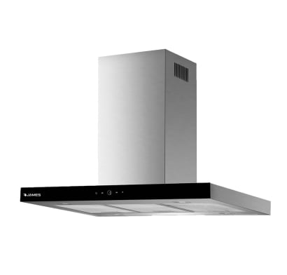 Campana James Isla Plana Inoxidable 90 cm