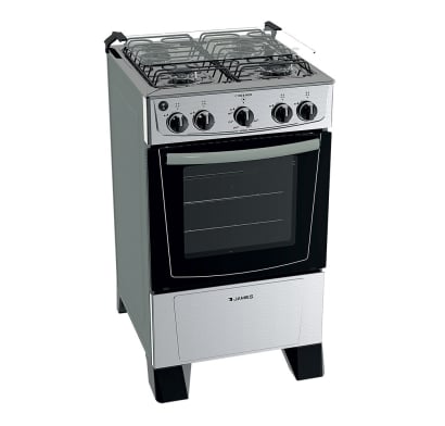 Cocina James C 105 B Estándar 4 Hornallas Inoxidable