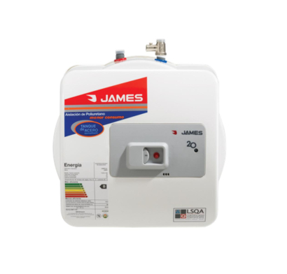 Calefón Eléctrico James Prisma Inox 20 L