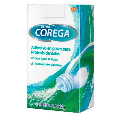 Polvo Adhesivo Corega Ultra Travel 22 g