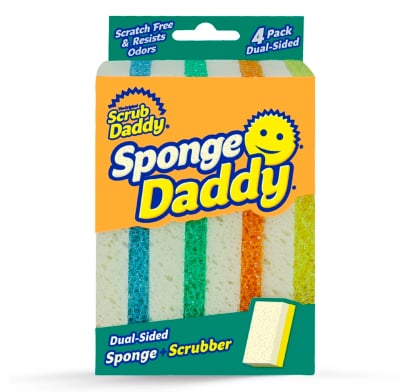 Esponja de Limpieza Scrub Daddy Rectangular 4 Unidades
