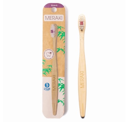 Cepillo de Dientes de Bambú Meraki para Niños 1 Unidad