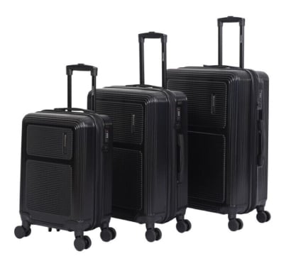 Set de Valijas Rígidas Discovery 3 Piezas Negro