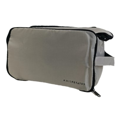 Neceser Grande Mis Petates con Solapas para Viajar Gris