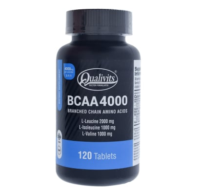 Suplemento Qualivits BCAA 4000 mg 120 Tabletas