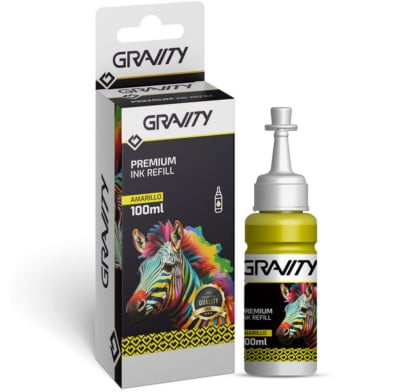 Botella de Tinta Gravity Universal Amarillo 100 ml