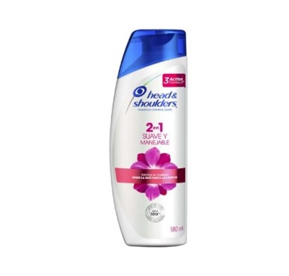 Shampoo Head & Shoulders 2 en 1 Suave y Manejable 