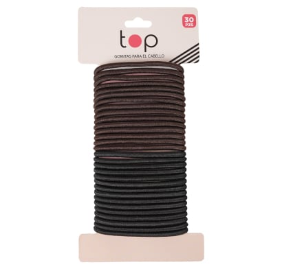 Gomitas para el Pelo Top Finas 30 Unidades