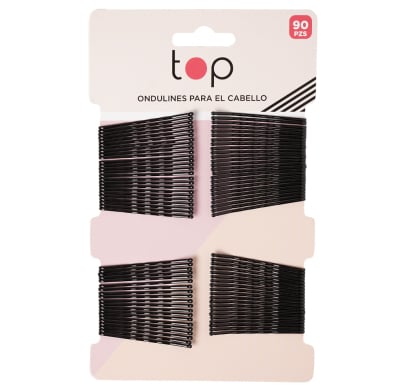 Ondulines para el Pelo Top Negros 90 Unidades