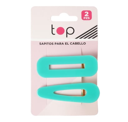 Broches para el Pelo Top Mixtos Colores Surtidos 2 Unidades