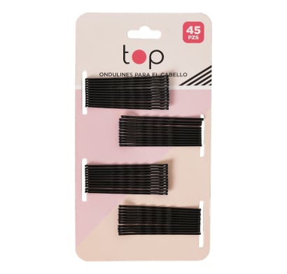 Ondulines para el Pelo Top Negros 45 Unidades