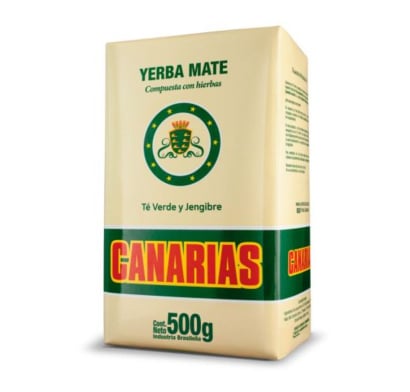 Yerba Canarias Té Verde y Jengibre