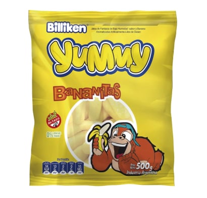 Gomitas Yummy Bananita Azucarada 500 g