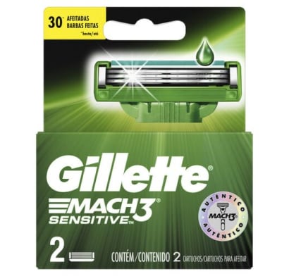 Repuesto De Afeitadora Gillette Mach3 Sensitive