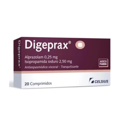 Digeprax 0.25mg/2.5mg Comprimidos