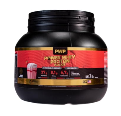 Suplemento Whey Protein Isolate Power Frutilla