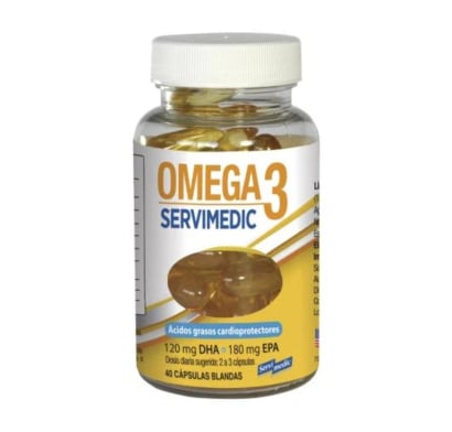 Omega 3 Servimedic Cápsulas Blandas
