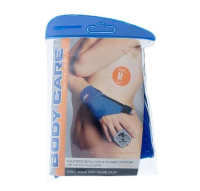 Muñequera Body Care con Estabilizador de Dedo Pulgar