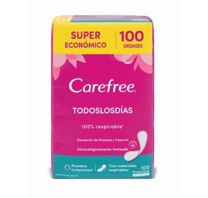 Protectores Diarios Carefree todos los días