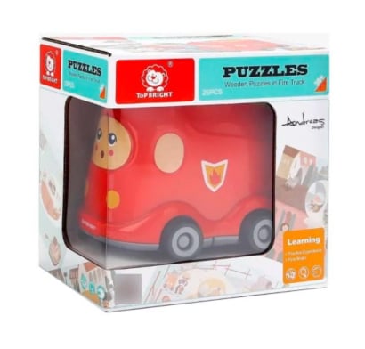 Puzzle de Madera con Auto Quo Baby