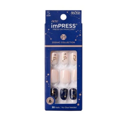 Uñas Postizas Impress Kiss 30 Unidades