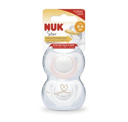 Chupete Nuk Látex Star Surtido 2 Unidades