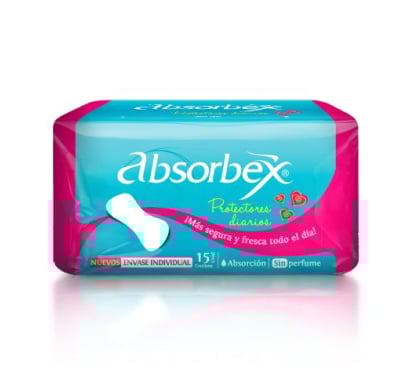 Protectores Diarios Absorbex