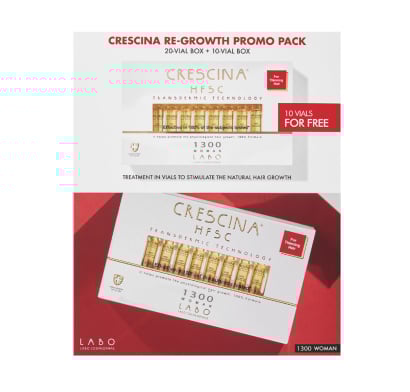 Pack Crescina Re-growth Mujer 1300 20 Vial Box + 10 Vial Box