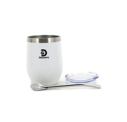 Mate con Tapa y Bombilla Discovery