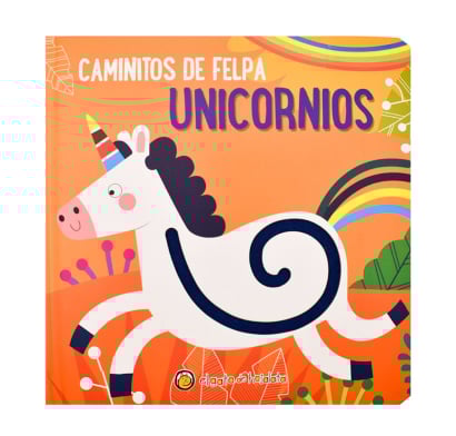 Libro Caminitos de felpa - unicornios