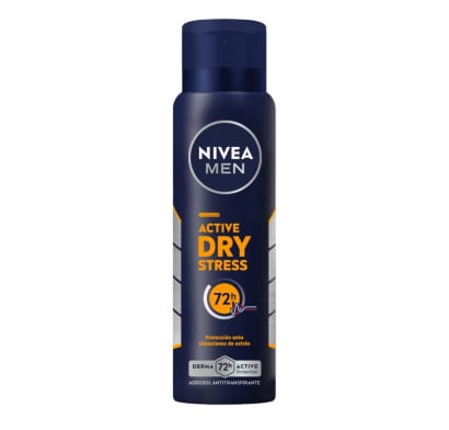 Antitranspirante en Aerosol Nivea Men Active Dry Stress 150 ml